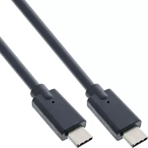 InLine USB 3.2 Gen.2x2 Cable USB-C male/male 0.3m 20 Gbit/s Black