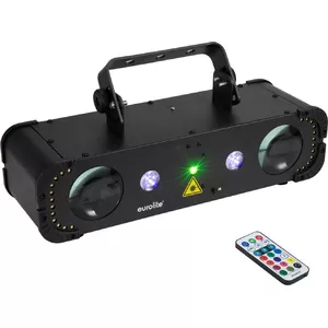 LED Multi FX лазер-бар EUROLITE компактный 7 цветов 3D эффекты (MPN 51741098)