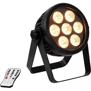 LED spot EUROLITE 4C-7 Silent Slim 7W RGB — compact stage/ambient light, 7W RGB output