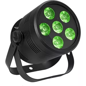 Сценический LED прожектор EUROLITE Silent Par 6 QCL Floor RGBW 6x4W, настильный PAR