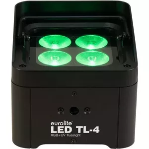 Светодиодный wash-прожектор EUROLITE TL-4 QCL RGB+UV — 4-в-1 RGB+UV светодиоды для сцены и мероприятий