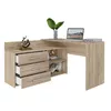 Угловой компьютерный стол Topeshop DANY SONOMA KPL Photo 2