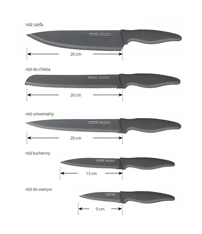 Kitchen knife set Smile SNS-7 Photo 4