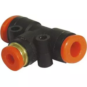 T-piece Antari FTA-664 for fluid lines, 2×6 mm and 1×4 mm connections