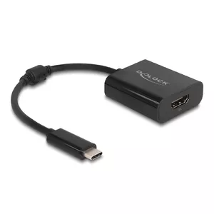 Адаптер DeLOCK USB Type-C на HDMI 8K HDR черный 0.15м