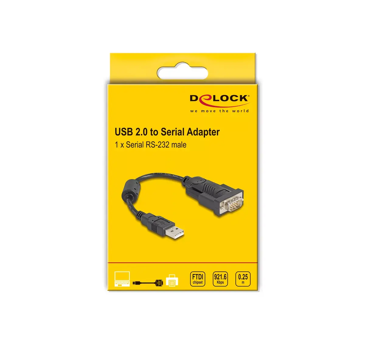DeLOCK 61549 Seriālais kabelis USB Type-A Photo 2