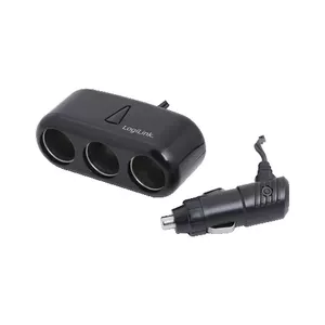 Car and AC/USB Netbook Charger LOGILINK PA0038 — AC, Cigarette Lighter, USB, Black, 5 A