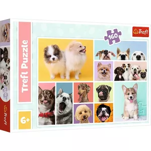 Пазл TREFL Puzzle 160 элементов — Dogs friends, 160 деталей