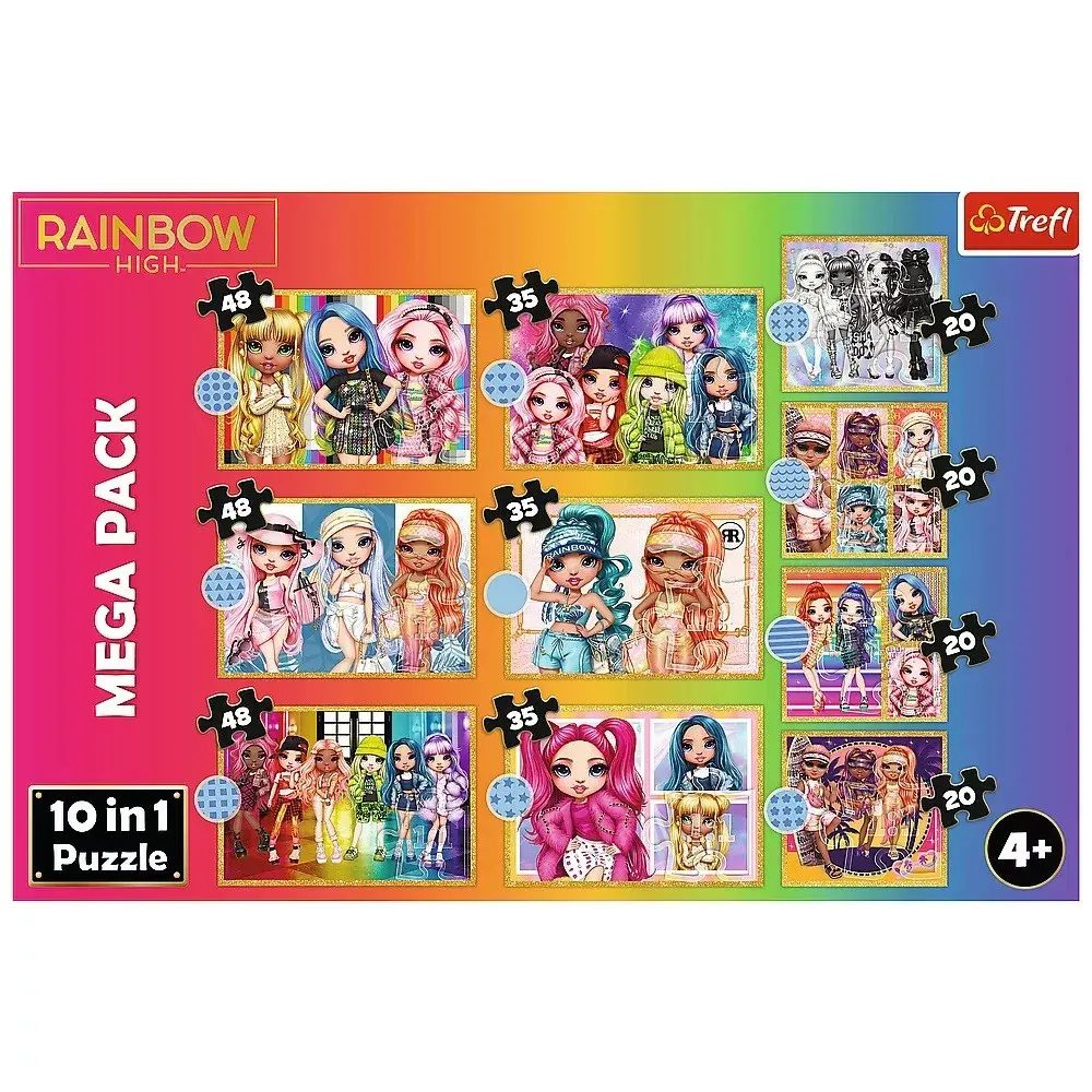 TREFL Пазл 10 в 1 Rainbow High Photo 12