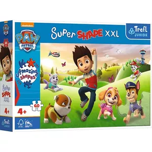 Puzzle TREFL Contour puzzle 60 pieces — PAW Patrol, 580 mm width