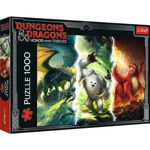 Пазл TREFL Trefl Dungeons & Dragons Legendary Monsters of Faerun, 1000 деталей, ширина 480 мм