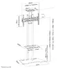 Напольная стойка Neomounts PLASMA-M1700ES 32"–70" Photo 3