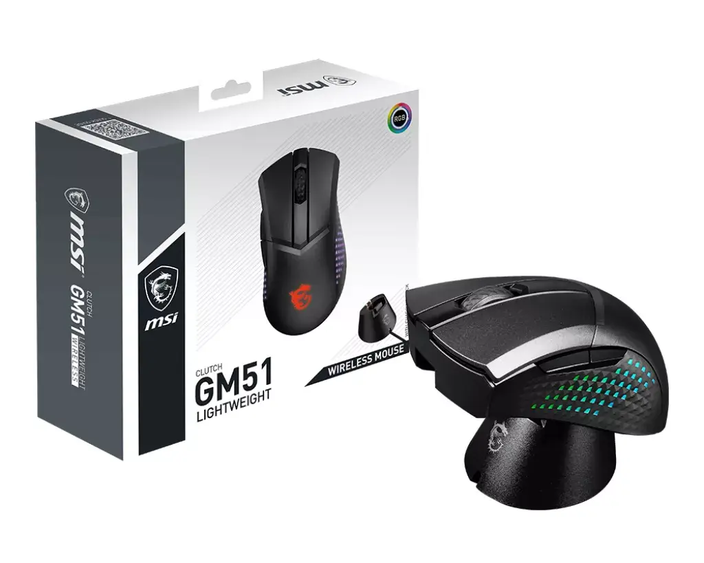 Мышь MSI CLUTCH GM51 LIGHTWEIGHT WIRELESS Photo 8