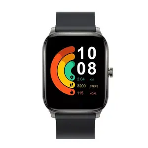 Viedpulkstenis HAYLOU GST (HAY024) — 1,69" (4,29 cm) TFT skārienekrāns 240×280 px, GPS, silikona siksniņa, melns