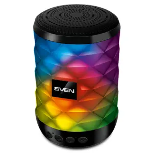 Mono portable speaker SVEN PS-55 5 W RMS, 4.5 cm driver, wireless, black cylinder
