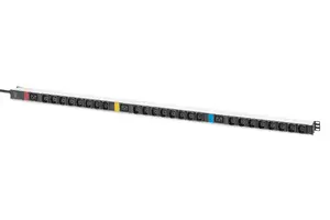 Digitus Basic IT PDU DN-95452 Three-phase 16A 400V 0U Rack Power Distribution Unit with 24 x C13 and 3 x C19 Outlets, IEC 60309 Plug, and 3 m Cable