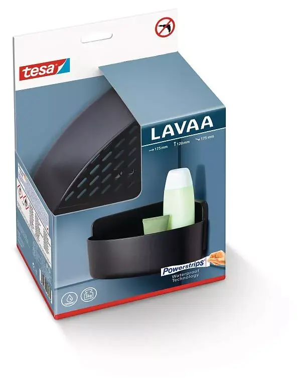 Plastmasas sienas dušas grozs TESA LAVAA Photo 3