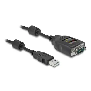 Адаптер DeLOCK USB 2.0 Type-A к Serial RS-232 D-Sub 9 pin 2.5 kV Гальваническая изоляция 2 м