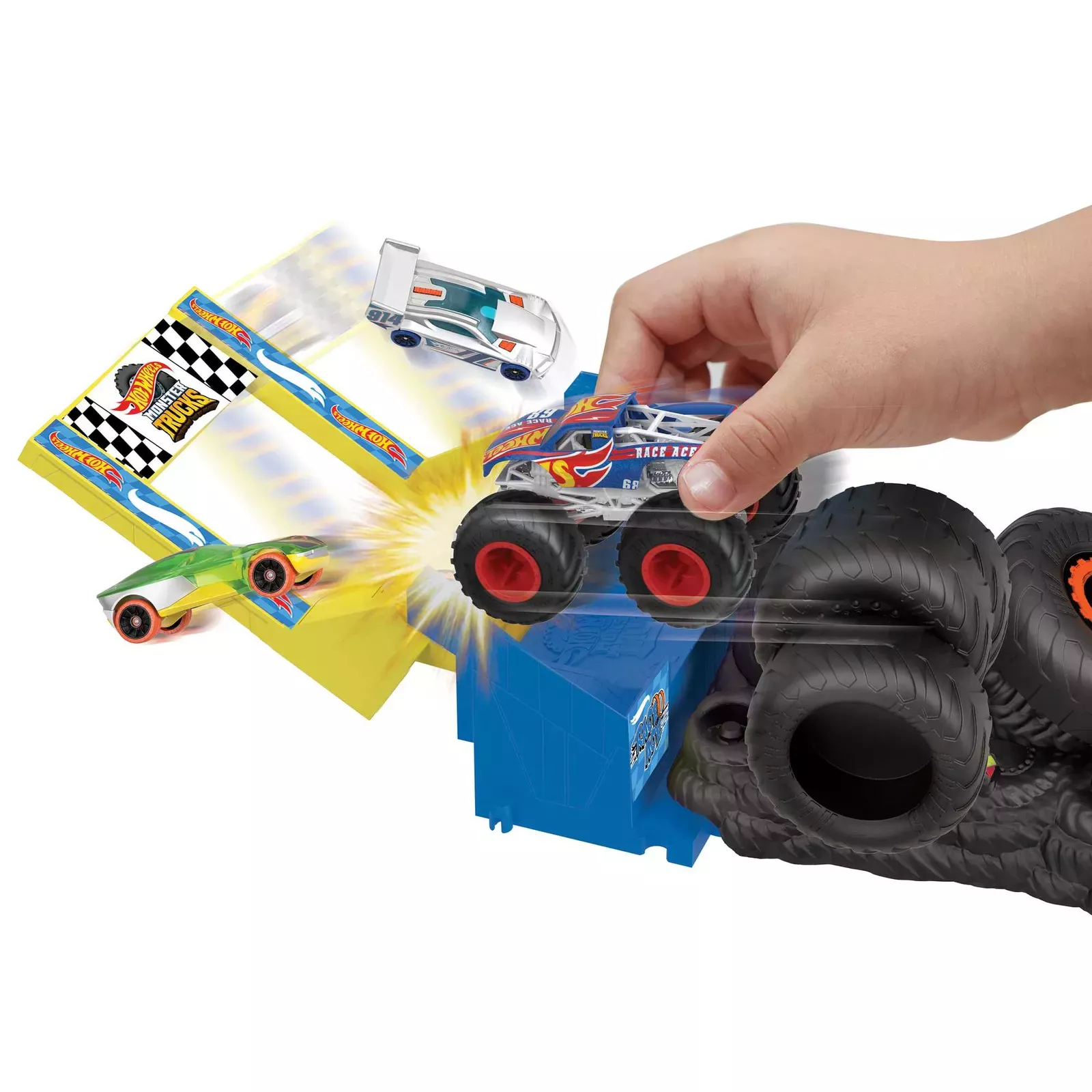 Hot Wheels Monster Trucks Arena HNB90, Mechanical toys