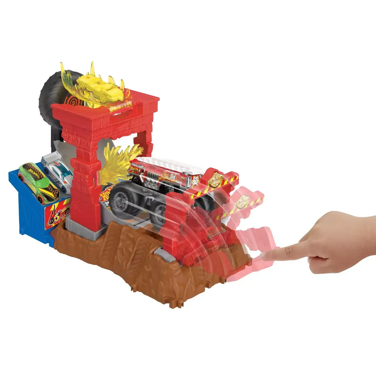 MATTEL Hot Wheels ARENA SMASHERS 5 ALARM komplekts Photo 4