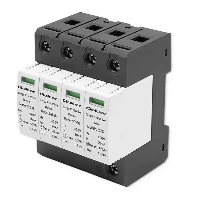 УЗИП QOLTEC 52588 AC 4P 420V T2 Photo 4