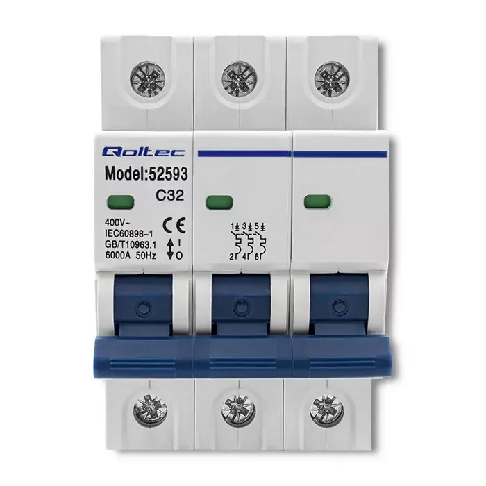 Miniature circuit breaker Qoltec C32 Photo 6