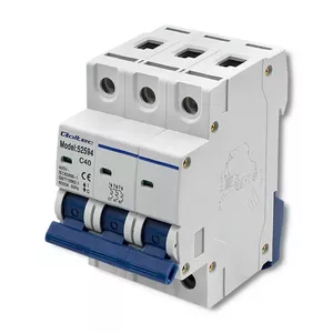 Circuit breaker QOLTEC C40 40A 3P — 40 A, 3-pole miniature circuit breaker