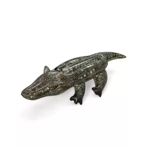 Надувной плот-каталка Bestway Realistic Reptile для детей — 1840×780×380 мм, зелёный с рисунком
