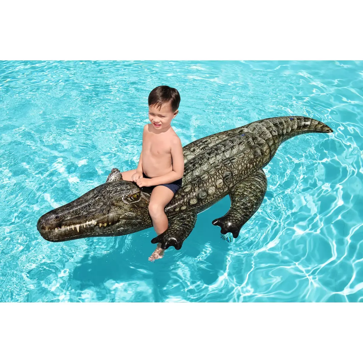 Bestway Realistic Reptile — детский плот-каталка Photo 14