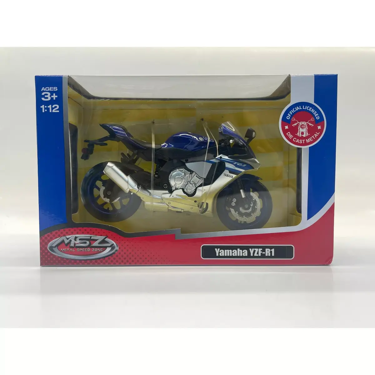 MSZ Die-cast motocikla modelis Yamaha YZF-R1