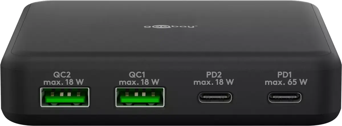 Goobay 61772 65W USB-C galda lādētājs Photo 2