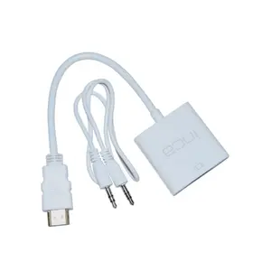 HDMI to VGA Adapter cian technology IHTVJ-7TB with USB audio, supports 1080p