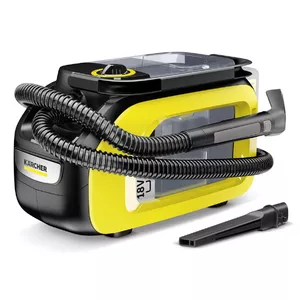 Paklāju tīrīšanas iekārta Karcher SE 3-18 Compact, akumulators 18 V, tīrā ūdens tvertne 1,7 l / netīrā 2,9 l, šļūtene 1,9 m, 3,6 kg