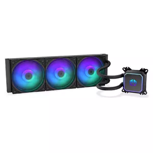 All-in-one liquid cooler ENDORFY Navis F360 ARGB Black — 360mm radiator, 3x 120×25 mm fans, 250–1800 RPM, pump 1600–2600 RPM, LGA 1700/AM5/AM4 support