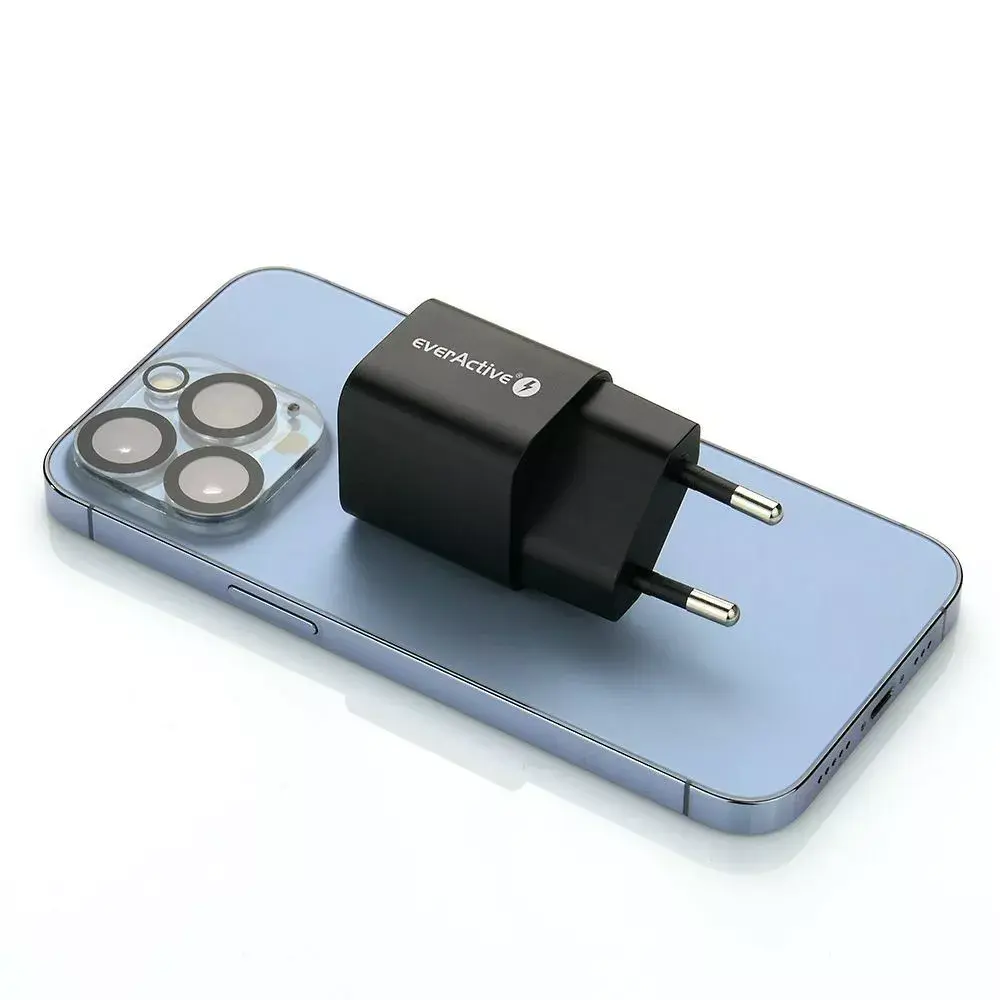 everActive SC-390QB USB-A QC3.0 un USB-C 30W lādētājs Photo 13