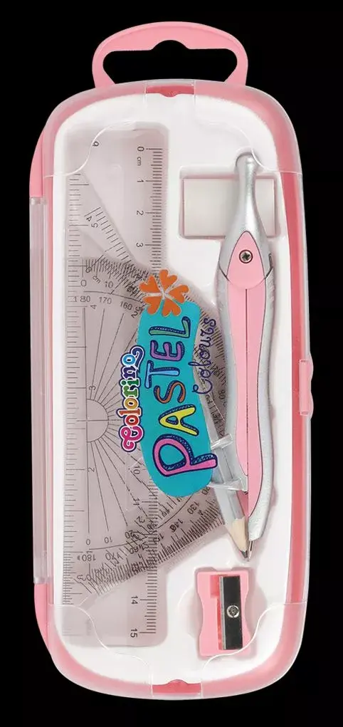 Ruler Set Colorino Pastel 8 Pieces Photo 3