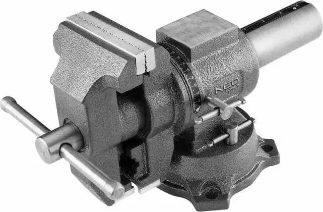 NEO tools поворотные слесарные тиски 100 мм 360° 35-030 Photo 1