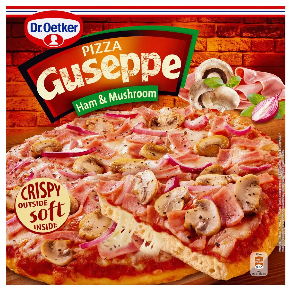 Saldēta pica Guseppe ar sēnēm un
