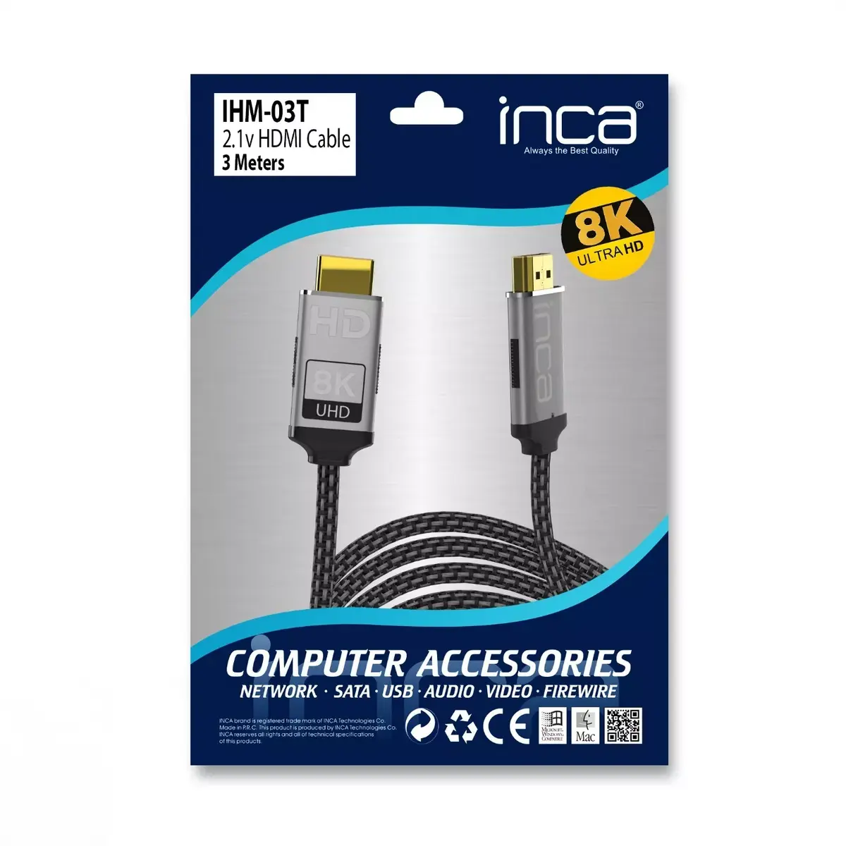 HDMI kabelis Inca IHM-03T Photo 8