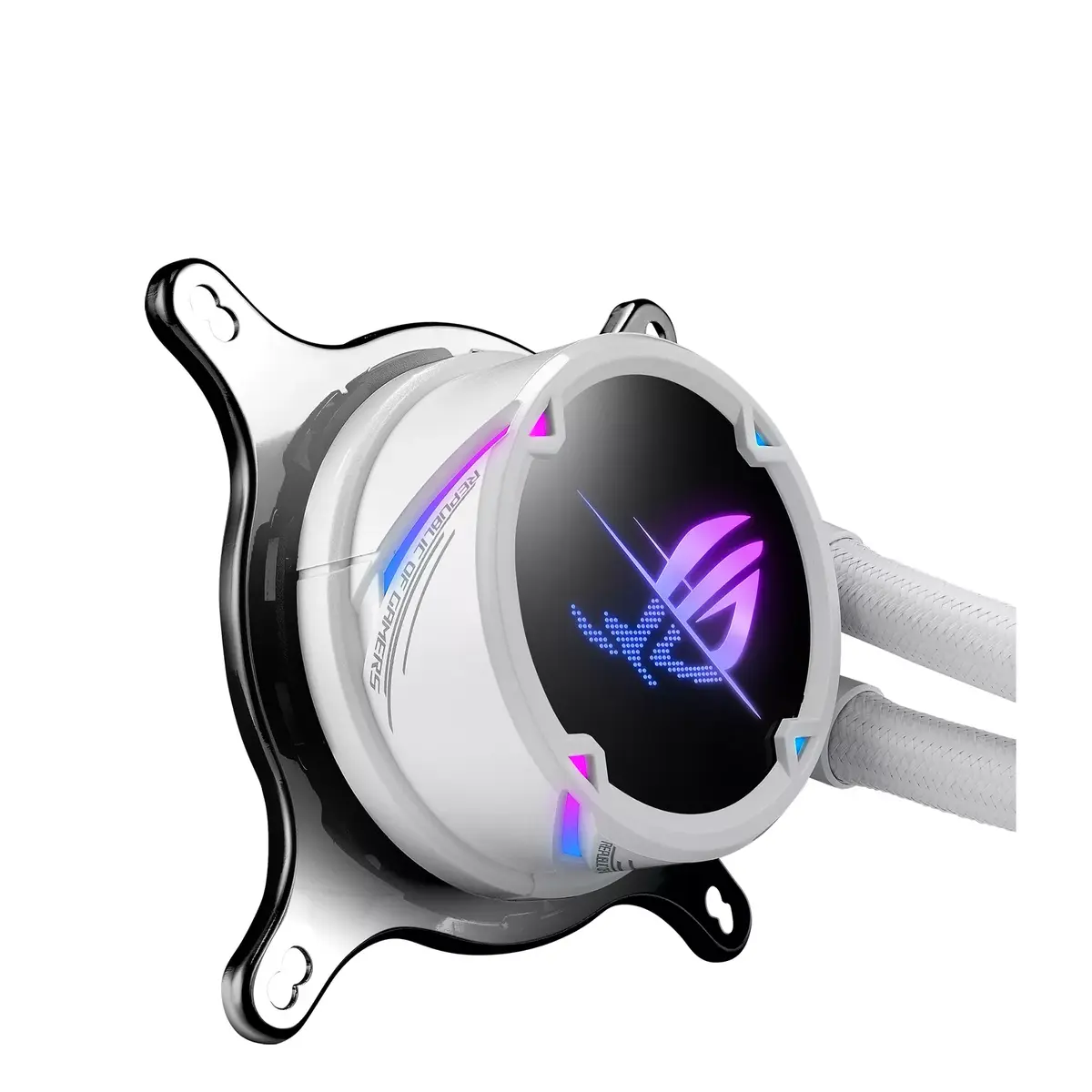 All-in-one šķidrumu dzesētājs ASUS ROG STRIX LC II 240 ARGB White Edition Photo 3