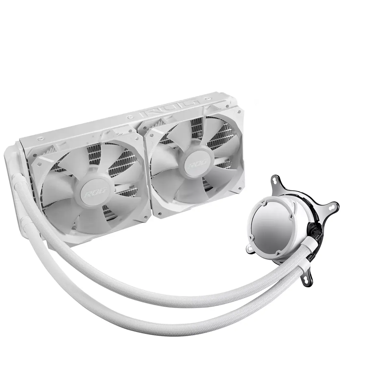 All-in-one šķidrumu dzesētājs ASUS ROG STRIX LC II 240 ARGB White Edition Photo 8