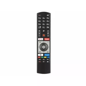 Lamex LXP4318 TV remote control for Telefunken, Finlux, and Vestel LCD televisions with dedicated Netflix and YouTube shortcut buttons