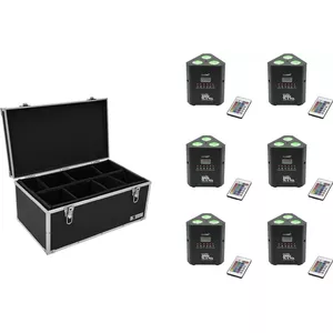 EUROLITE AKKU TL-3 TCL QuickDMX 6 шт. с кейсом Photo 1
