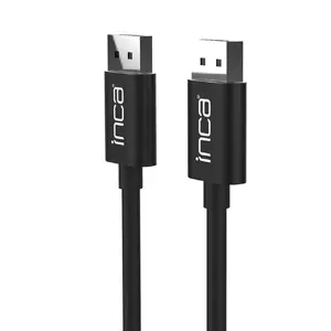 DisplayPort cable INCA IDPD-20, 2 m, DisplayPort to DisplayPort, black