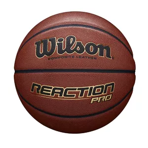 Basketbola bumba Wilson Reaction Pro Brown NCAA, izmērs 7, iekštelpām/āra