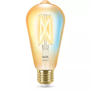 Smart bulb WiZ Filament Bulb amber 6.7W ST64 E27 Gold