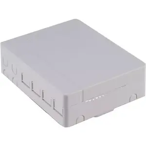 ShiverPeaks BS07-65001 4-Way Fiber Optic Distribution Box, ABS, White