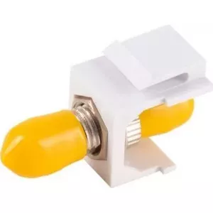 Optiskā kabele Keystone savienotājs ShiverPeaks 08-10220 ST‑ST Simplex vienamodes dzeltens