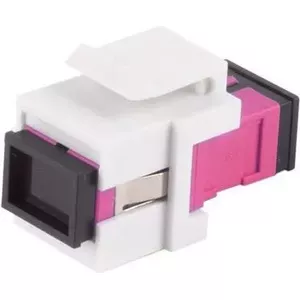 Fiber Optic Keystone Connector ShiverPeaks SC-SC Simplex Violet