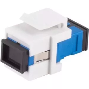 Fiber optic keystone connector ShiverPeaks SC-SC Simplex Blue (MPN 08-10210)